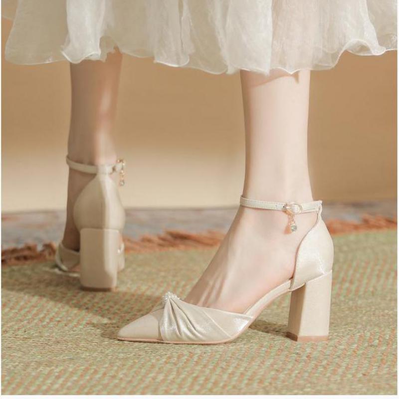 Women'S Formal Wear For Wedding - Boyutu 30-44 tıknaz topuk sivri burun