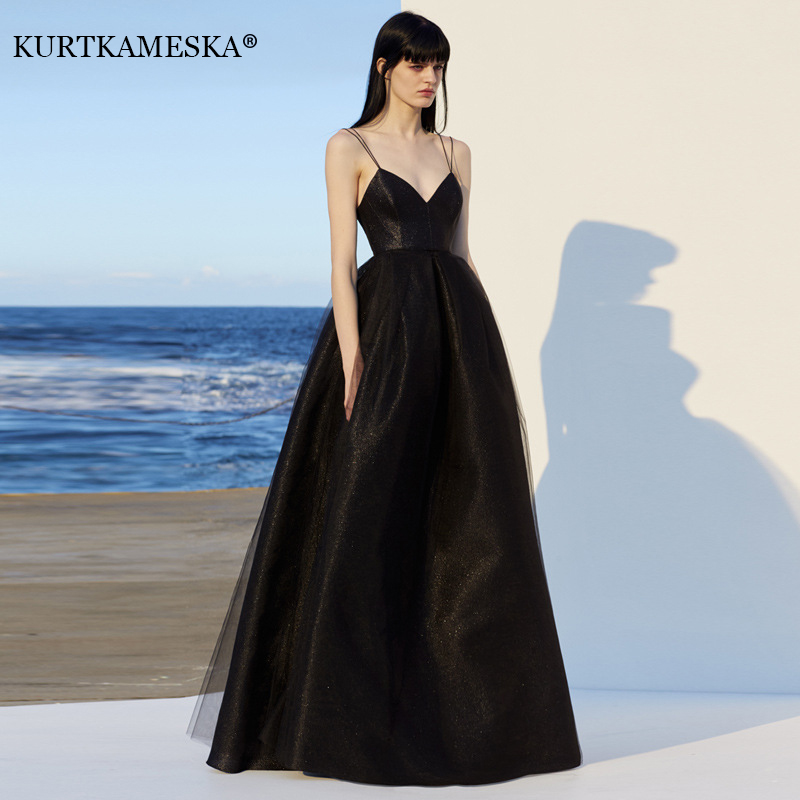 Zarif spagetti kayışı akşam ko - Women Formal Wear Dress incelemesi ve fiyatı