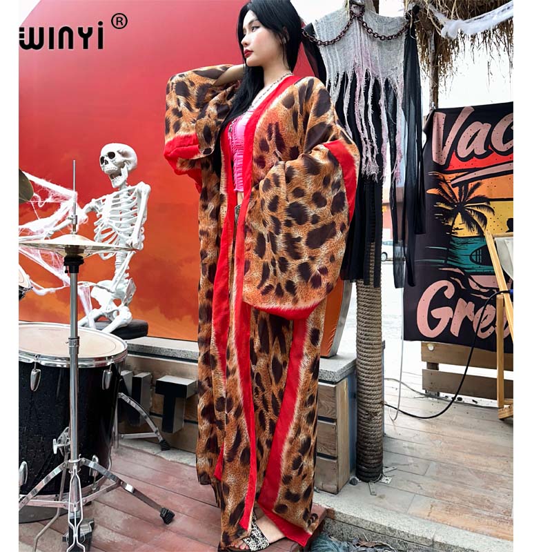 2023 WINYI leopar baskı yarı p - Young Women'S Formal Wear incelemesi ve fiyatı