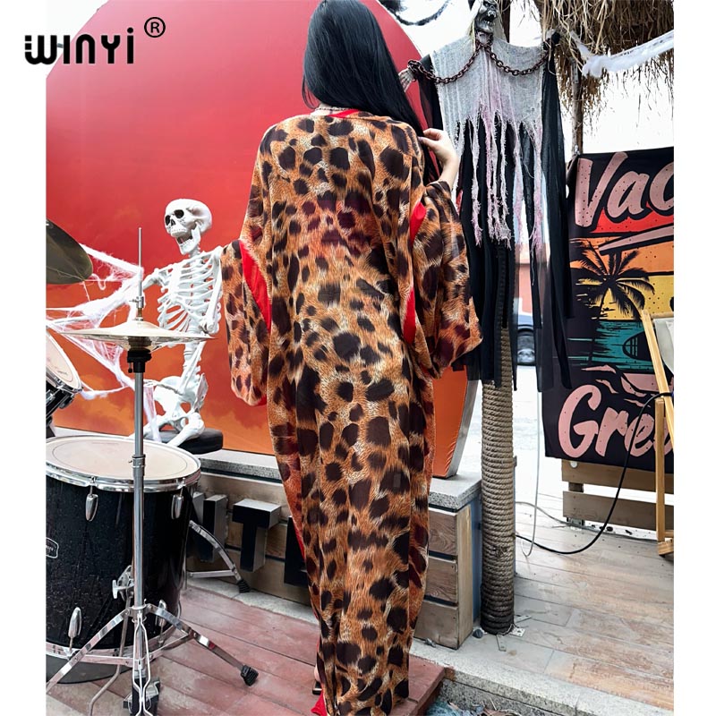 2023 WINYI leopar baskı yarı p - Young Women'S Formal Wear incelemesi ve fiyatı