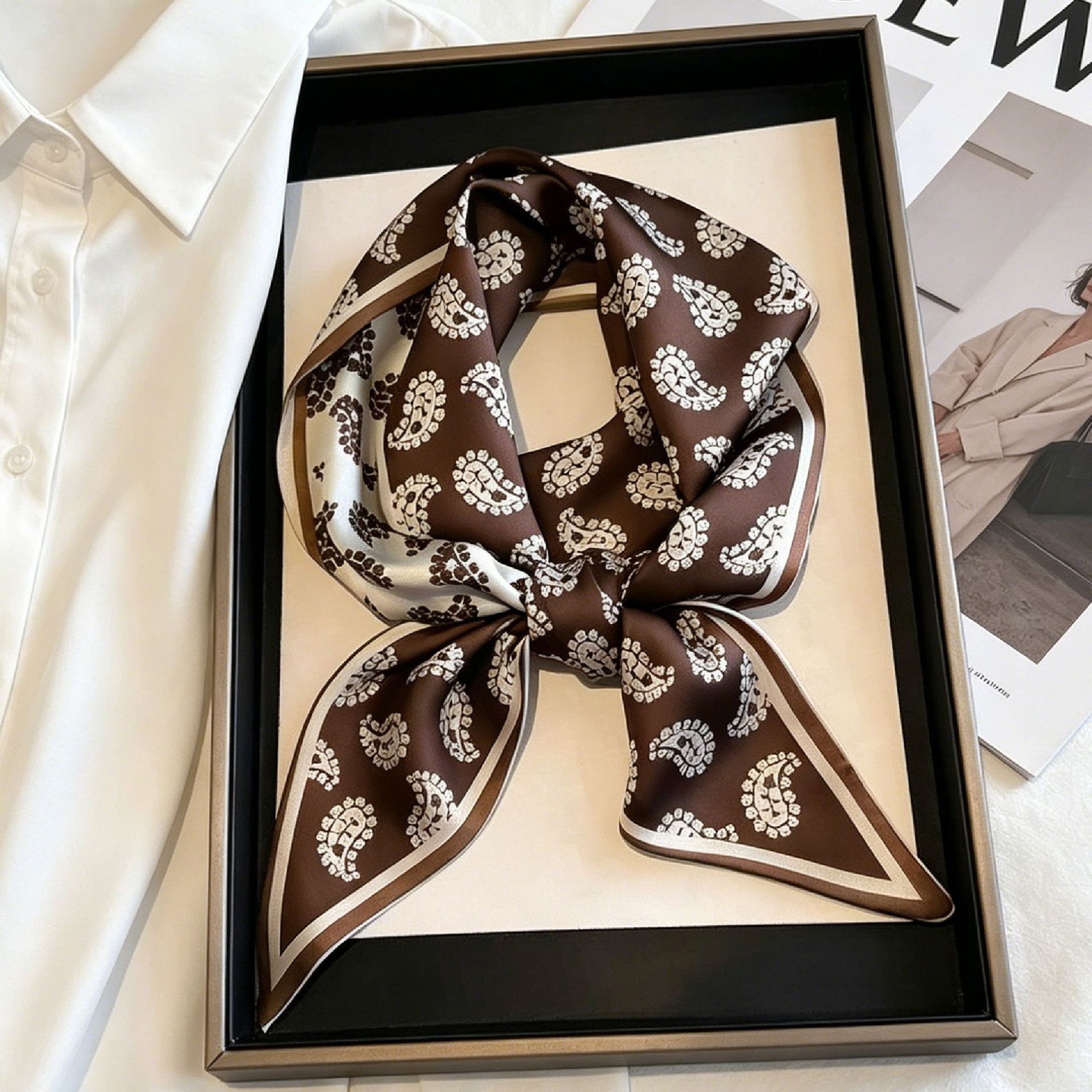 Lüks Uzun Boyun Atkısı İnce Sa - Scarf Silk Neck incelemesi ve fiyatı