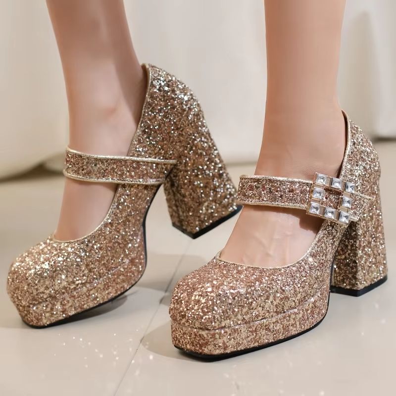 Kadınlar İçin Blok Topuklu Mar - Women'S Formal Wear For Wedding incelemesi ve fiyatı