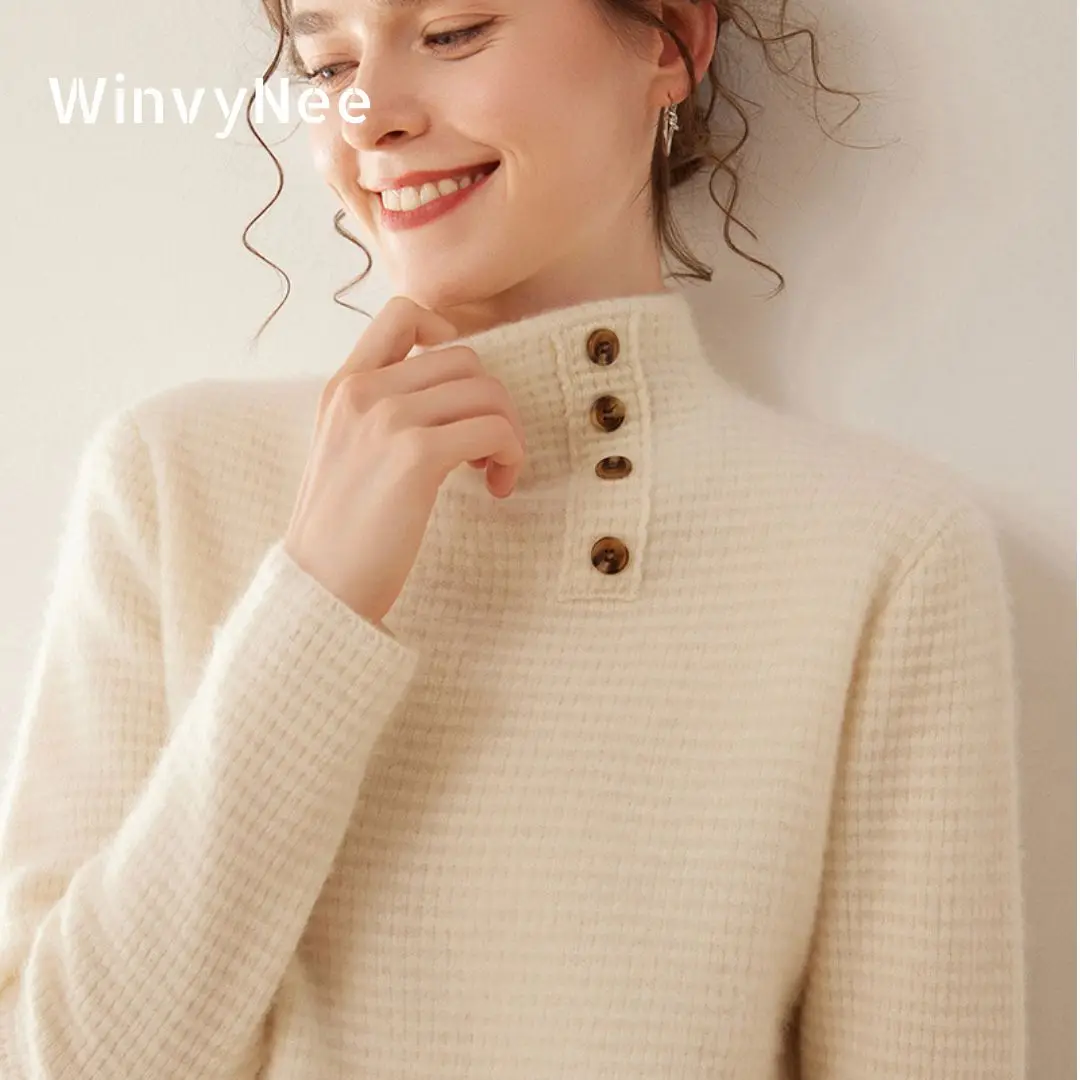 WinvyNee kadın Kaşmir Yün Kaza - Cashmere Sweater Formal incelemesi ve fiyatı