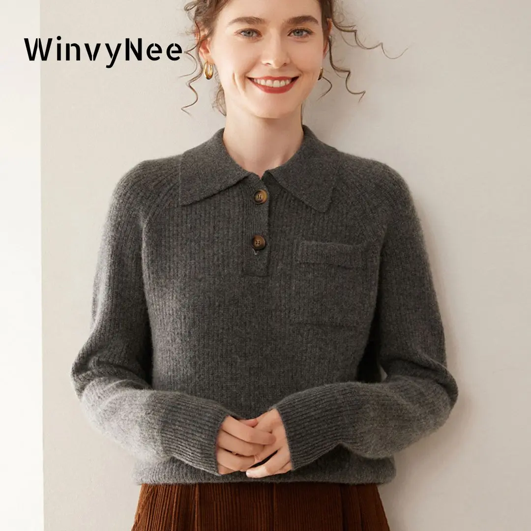 WinvyNee Kadın Kaşmir Yün Kaza - Cashmere Sweater Formal incelemesi ve fiyatı
