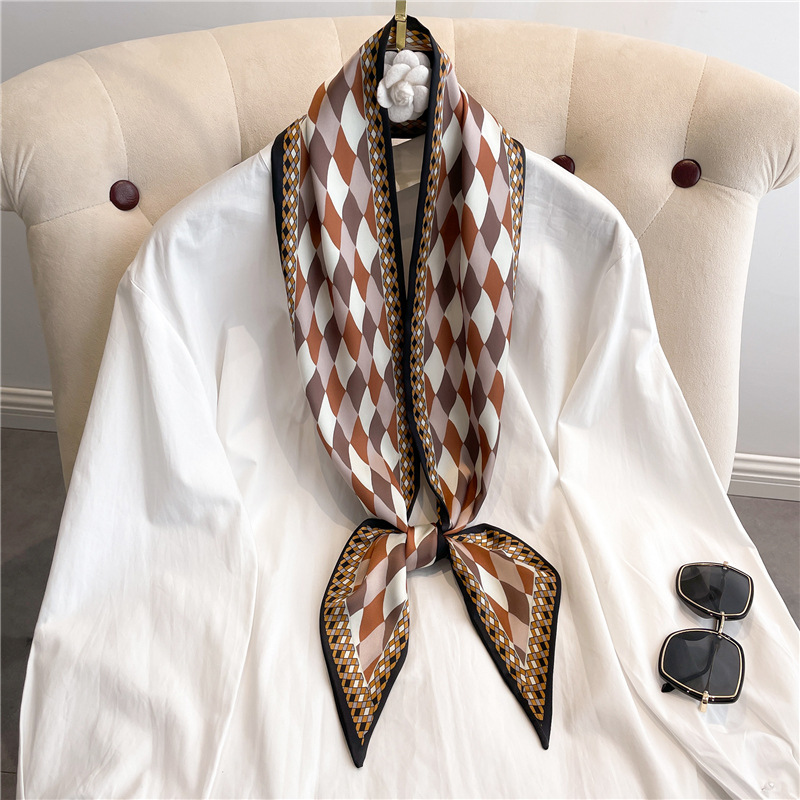 Kadınlar İçin Moda Baskılı Uzu - Scarf Silk Neck incelemesi ve fiyatı