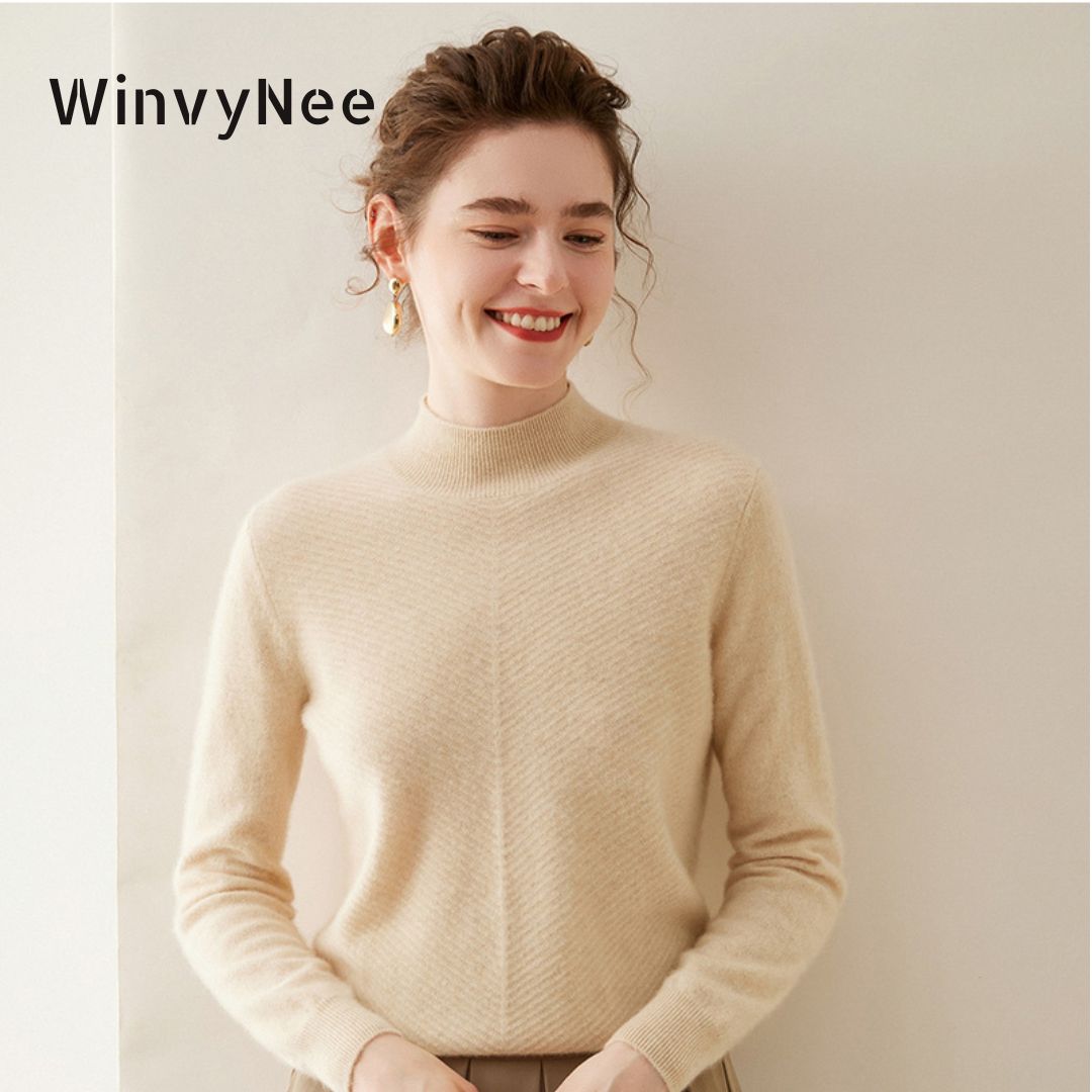 WinvyNee Kadın Kazak Kaşmir Me - Cashmere Sweater Formal incelemesi ve fiyatı