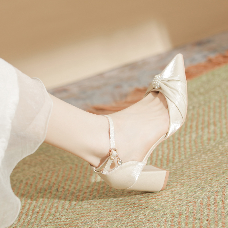 Boyutu 30-44 tıknaz topuk sivr - Women'S Formal Wear For Wedding incelemesi ve fiyatı