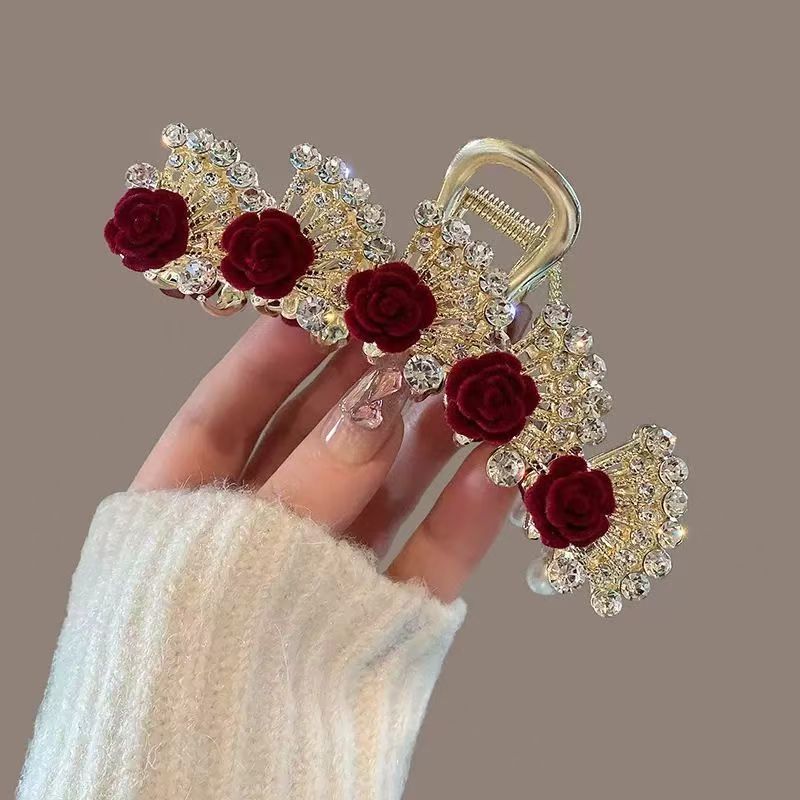 Kadınlar için Vintage Kırmızı  - Formal Wear Hairstyles For Women incelemesi ve fiyatı
