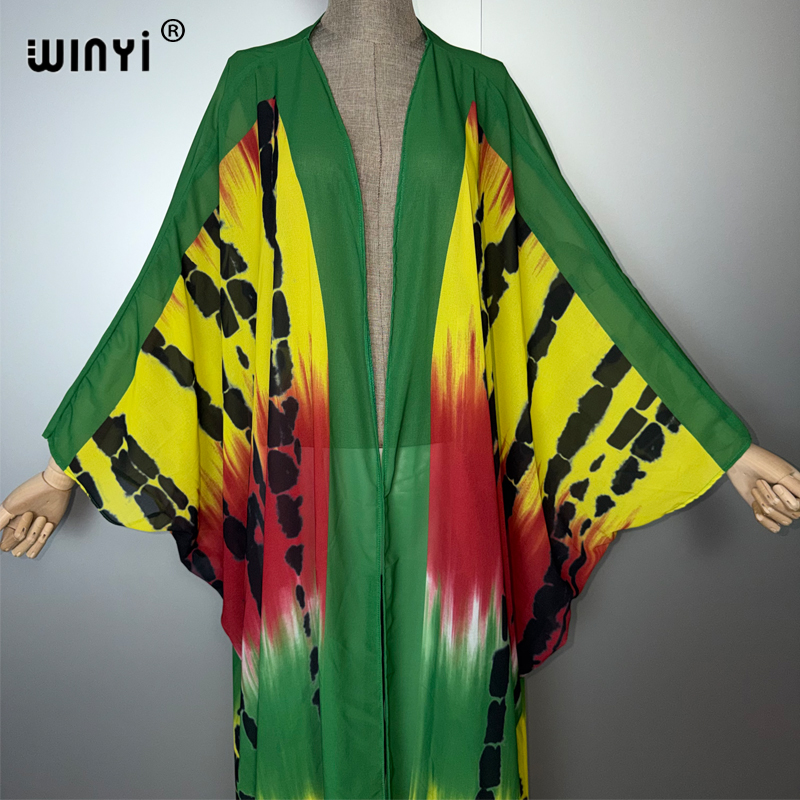 WINYI Afrika desenli kimono bo - Young Women'S Formal Wear incelemesi ve fiyatı