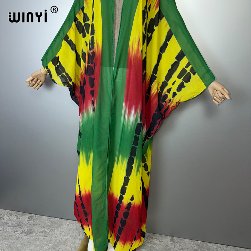 WINYI Afrika desenli kimono bo - Young Women'S Formal Wear incelemesi ve fiyatı
