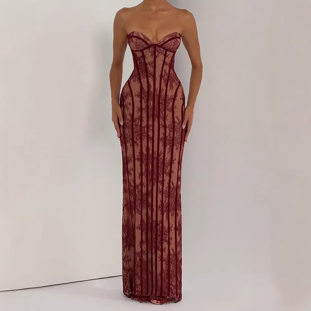 Kadınlar için Straplez Dar Kes - Women Formal Wear Dress incelemesi ve fiyatı